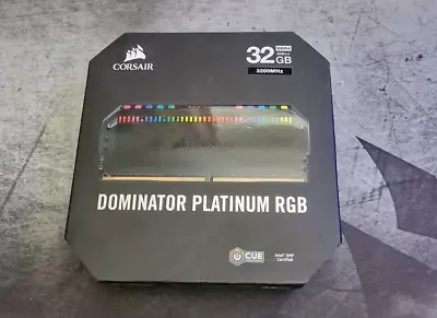 Corsair Dominator Platinum 32GB (4 X 8GB) DDR4 DRAM 3200MHz C16 CL16 Memory Kit • £70