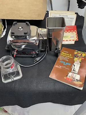 Vintage Vitamix 3600 Plus Blender Mixer Stainless Steel Tested Working In Box • $213.56