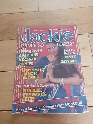 Jackie Magazine Issue No 971 1982 • £4