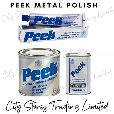 Metal Polish Compound Metal Cleaner Metal Brass Aluminium Compound Paste Peek B2 • £50.60