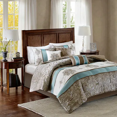 Madison Park Caroline Jacquard 7 Piece Comforter Set • $128.69