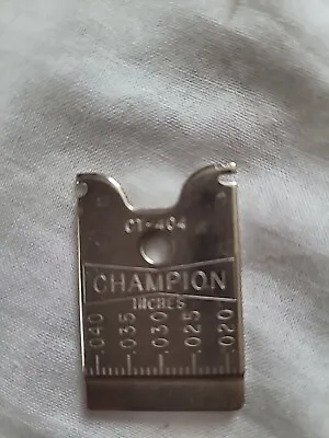 Champion Spark Plug Gauge Gap CT-404 Vintage Tool  Inches  • $9.50