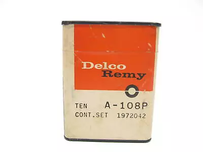 (10) VINTAGE Delco Remy A-108P Distributor Ignition Points Contact Set • $74.99