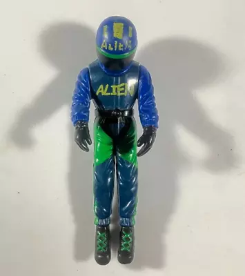 Racing Race Car Or Motorcycle Rider Alien Action Figure - 4 In Vintage Rare! • $17.99