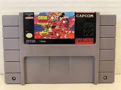 The Great Circus Mystery Mickey Mouse SNES 1994 Authentic Tested Cartridge Only • $20.85