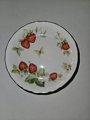 Queens Rosina China Virginia Strawberry Plate/ Trinket Dish • £7