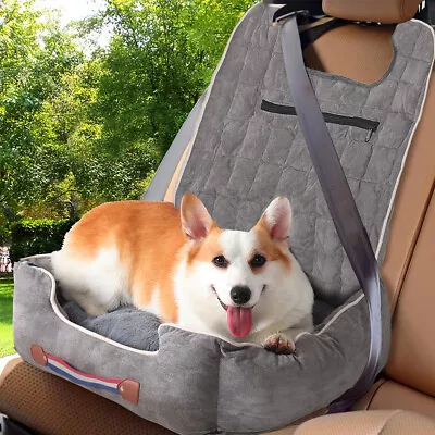 Travel Folding Dog Cat Pet Puppy Car Carrier Booster Seat Bed Basket Waterproof • £25.94