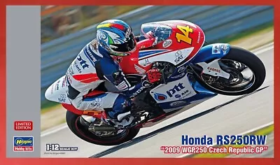 Hasegawa HAS-21757 1/12 HONDA RS250RW  2009 WGP Czech Republic GP  –USA Shipping • $49.88