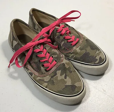 Mossimo Camouflage Camo Athletic Flats Canvas Shoes Womens Size 9 • $17.99