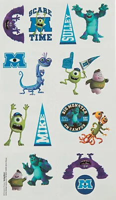 Disney MONSTERS UNIVERSITY Birthday Party TATTOOS  16pcs Favors Mike Sulley • $2.49