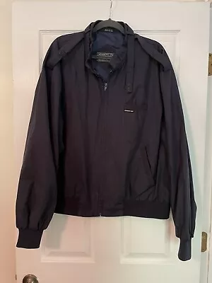 Vintage Members Only Bomber Jacket 90s Mens XXL Black Coat Zip Up Pockets 2X • $35