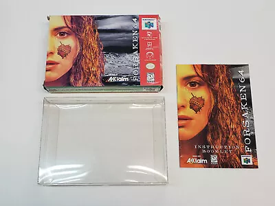 Forsaken Original N64 Nintendo 64 Box & Manual Only *wear • $29.95