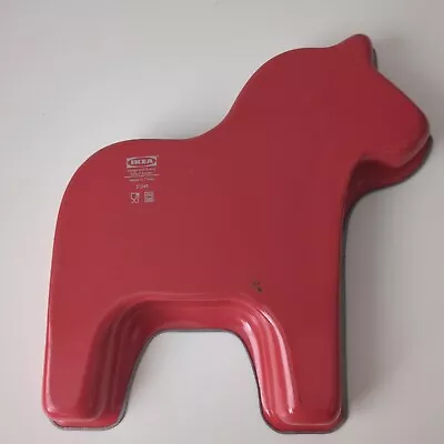 IKEA DROMMAR Red Dala Horse Nonstick Baking Pan For Cookies Cake • £8