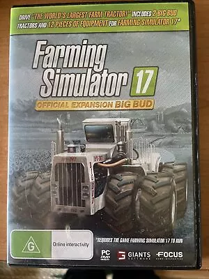 Farming Simulator 17 Official Expansion Big Bud (Windows PC 2016) Brand New • $8