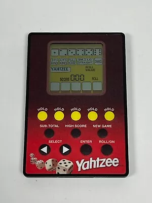 2004 Hasbro Yahtzee Credit Card Electronic Hand-Held Game NEW BATTERY & TESTED • $12.99