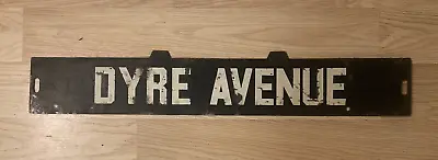 1917- 1925 IRT LoV New York Subway Car Dyre Avenue Metal Sign • $125