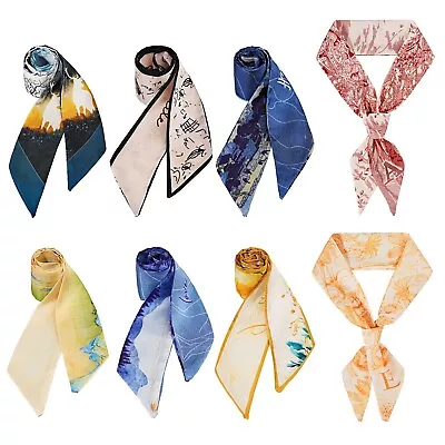 8Pcs  Fashion Ribbon Scarf For Hair For Handbag Handle For Purse Scarf For Neck • $12.99
