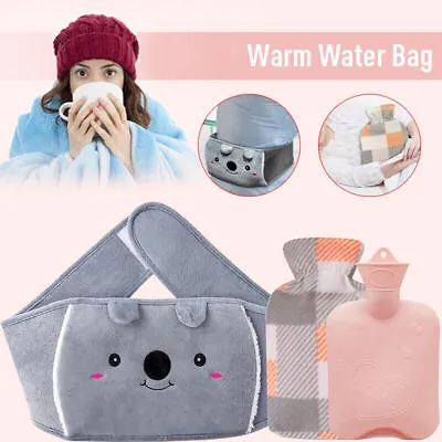 Hot Water Bottle W/ Waist Cover Waist Hot Water Bag Hand Warm Water Bag Wearable • £9.35