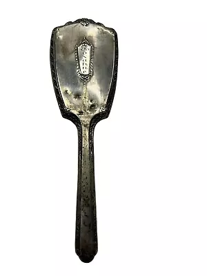 Vtg Sterling Silver Infant Brush Floral Design Engraved 12/18/1954 Roxanne Sign • $25