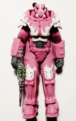 Fallout Mega Merge #09 X-01 Hot Rod Pink Power Armor 4  Action Figure Target Exc • $19.99