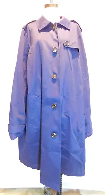 MARINA SPORT By MARINA RINALDI Mid Length Trench Coat Size 31 • $54.99