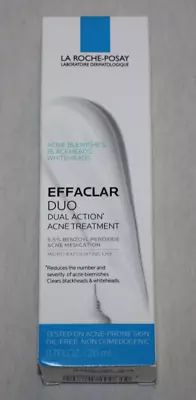 La Roche-Posay Effaclar Duo Dual Action Acne Treatment 0.7oz./20ml EXP 05/2025 • $11.99