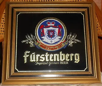  1980 Furstenberg Beer Mirror Wall Hanging Bar Sign Pabst Brewing  • $22.95