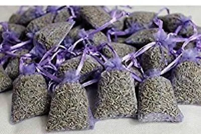 20 Dried Lavender Bags Favours Calming Scent Sleep Aid Moth Repellent • £5.49