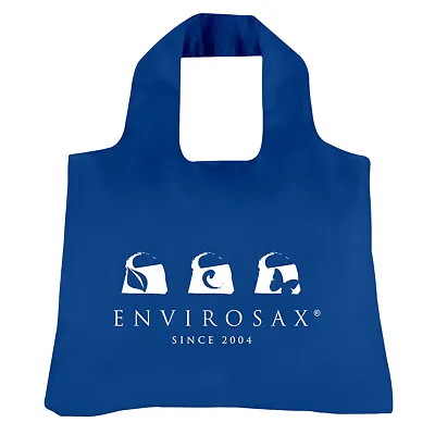 Envirosax Logo Reusable Shopping Bag Blue • $12.99
