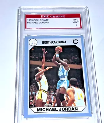 1989 Collegiate Collection #44 Michael Jordan UNC Tarheels MINT 9 • $45