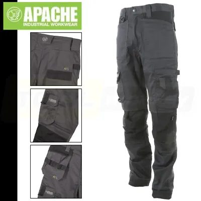 £34.69 • Buy Apache ATS Work Trousers - Modern Fit 3D Flex Stretch Straight Leg Work Trousers