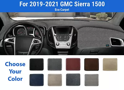 Dashboard Dash Mat Cover For 2019-2021 GMC Sierra 1500 (Poly Carpet) • $58.95