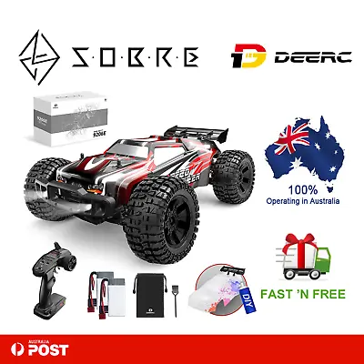DEERC 9206E RC Car High Speed Remote Control Car 1:10 Scale 4WD Monster Truck • $199.95