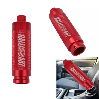RALLIART Red Aluminum Car Handle Hand Brake Sleeve Universal Fitment Cover 4 All • $14.88