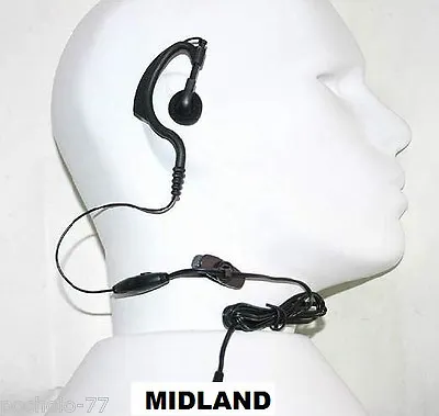 Pair Of Micro Headphones For Midland Of 2 Pin Earphones G5XT G7 G8 G9 G12 • $13.67