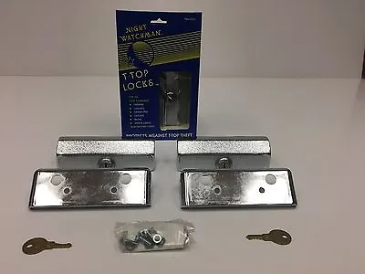 1978-1992 Firebird/camaro/g.prix/cutles/regal/monte Carlo T-top Lock Set Silver • $45