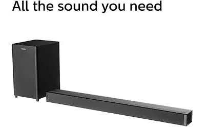 Philips Audio HTL4080 80w 5.0 Channel Wireless;HDMI Soundbar Speaker Black 80W • $1056.89