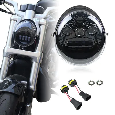 $58.99 • Buy V-rod Motorcycle Headlight For V Rod VROD VRSCA VRSC V-Rod Muscle Street Rod