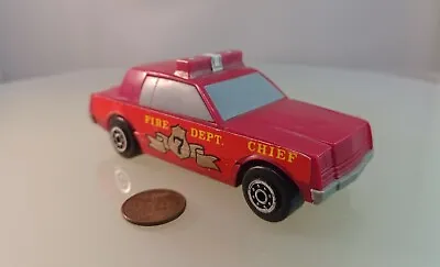 Tonka Vintage Fire Dept Chief Car #7 Red - 4.5  • $8.75