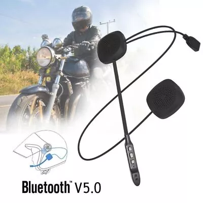 Bluetooth 5.0 Motorcycle Earphones Moto Helmet Helmet Headset Moto Earphones • $19.73