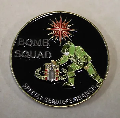 Central Intelligence CIA Special Services Branch Bomb Squad EOD Challenge Coin • $375