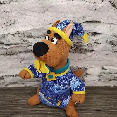 Vintage 1998 Cartoon Network Scooby Doo Wizard Moon Star Pajamas 9” Plush • $10.95