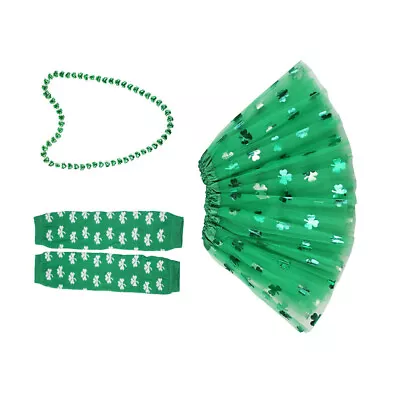  Costume Green Dresses For Women Creative Mesh Skirt Masquerade Set Little Girl • $11.83