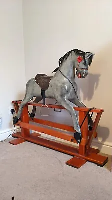 Collinson Wooden Rocking Horse For Restoration • £400