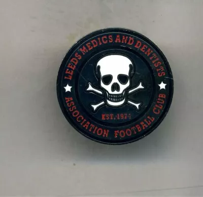 New  Leeds Medics & Dentists  Afc  Non League Football Pin Badge • £40