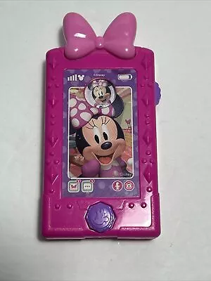 Minnie Mouse Plastic Infant’s Play Smarthphone Used From Just Play LLC WORKS!! • $4.99