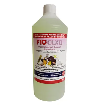 F10 CLXD Concentrate Avian Bird Disinfectant With Added Detergent 1L / 5L • £24.99