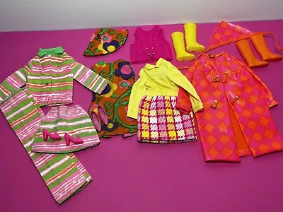 Vintage Barbie Francie MOD Clothes Lot Bermuda Holiday Sears Exclusive Vested ++ • $86