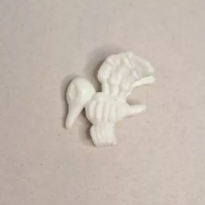 Monster High Fright-Mares Fawntine Fallowheart White Skeleton Bird Ring Part • $4.50