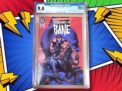 1993 DC Comics Batman Vengeance Of Bane #1 Comic Book CGC Graded 9.4 1st Bane! • $145